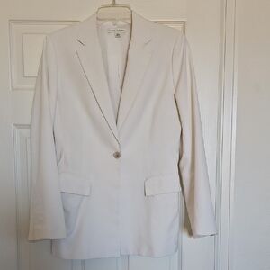 White Banana Republic one-button Blazer